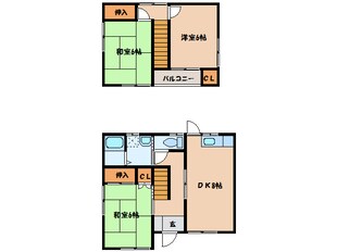 岩岡住宅の物件間取画像